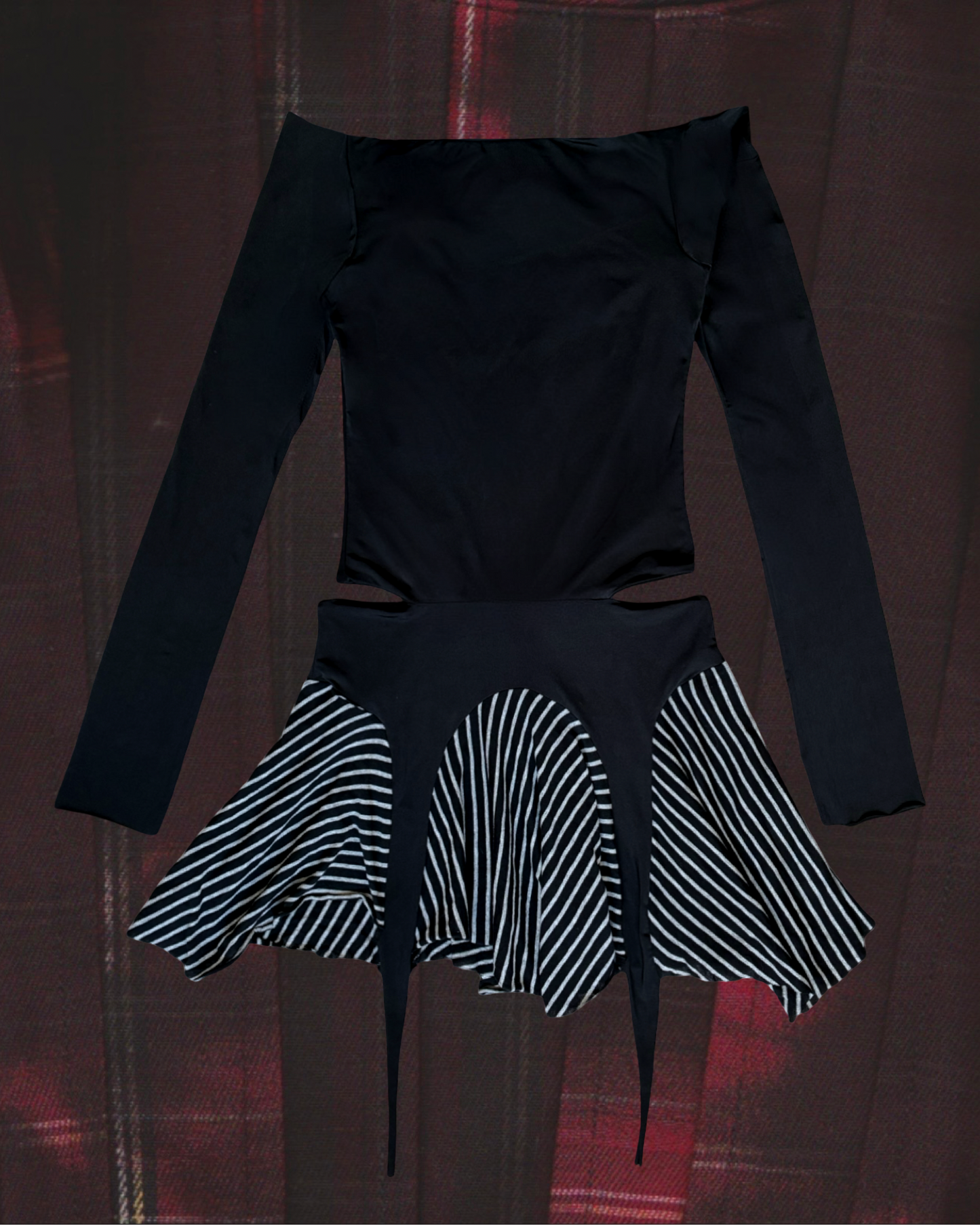 NYX DRESS - Black Stripe