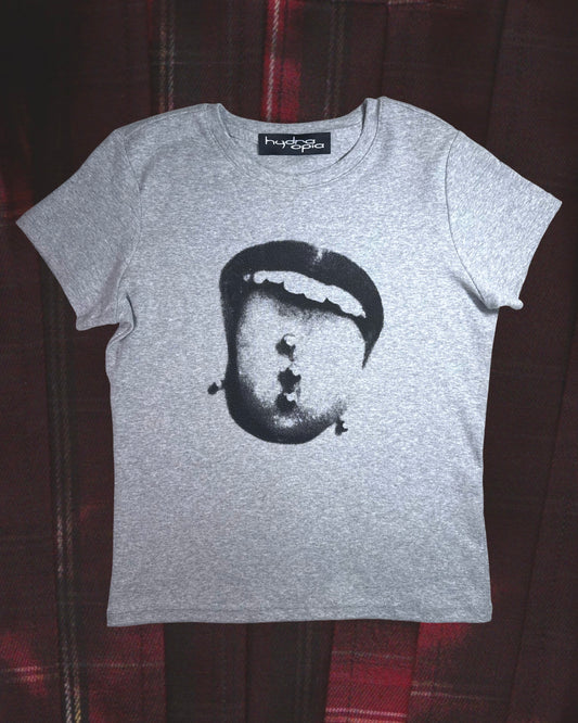 VENOM BABY TEE - Black/Grey