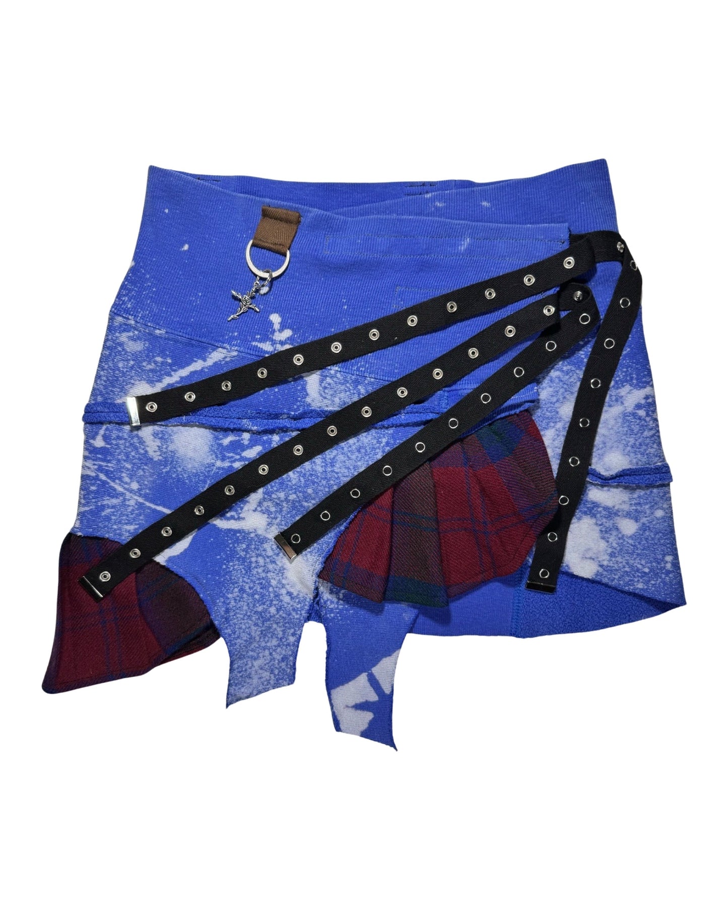 Serpent Kilt Mini - Blue Spray / Berry  *READY TO SHIP*