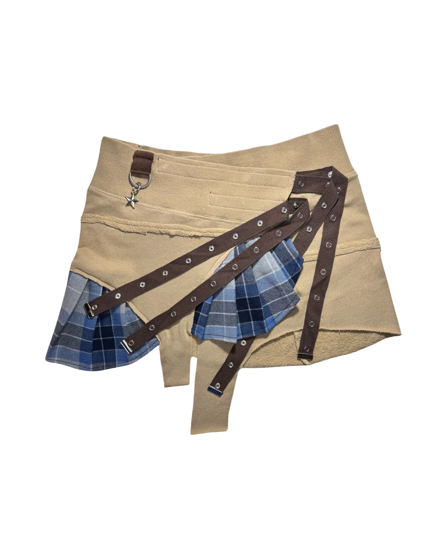 Serpent Kilt Mini - Sand / Sky