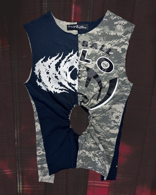 Regenerated Hydra Top -  “COMBAT” Size 1 & 2