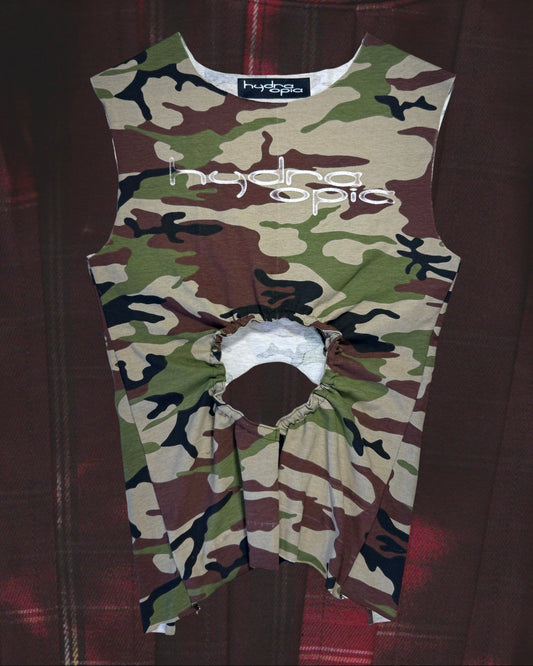 Hydra Beaded top - CAMO