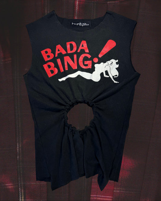 Regenerated Hydra Top -  “BADA-BING” Size 2 & 3