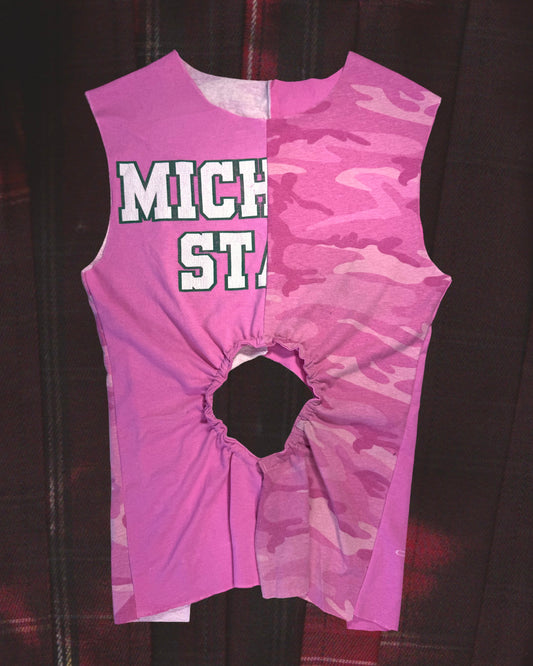 Regenerated Hydra Top -  “MICHIGAN” Size 1 & 3