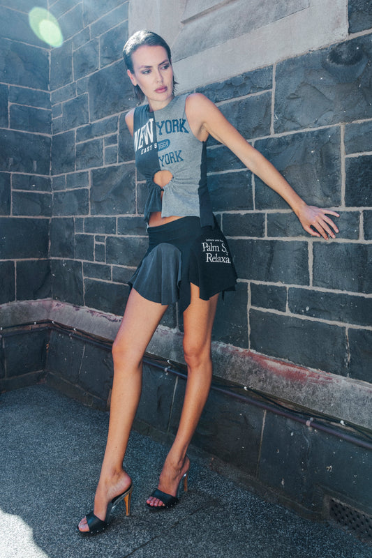 REGENERATED FLOAT SKIRT