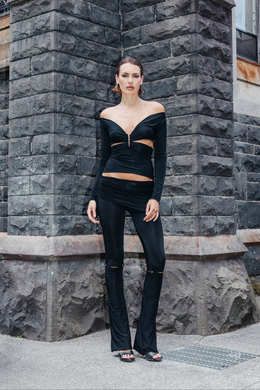 DETACH PANT  - BLACK