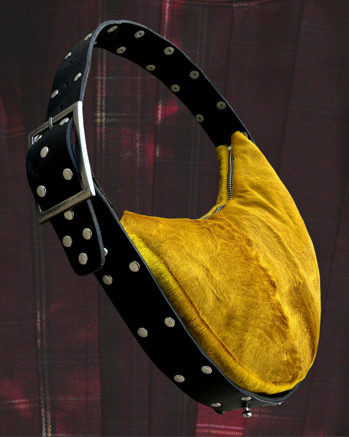 SADDLE BELT BAG - Yellow Hide