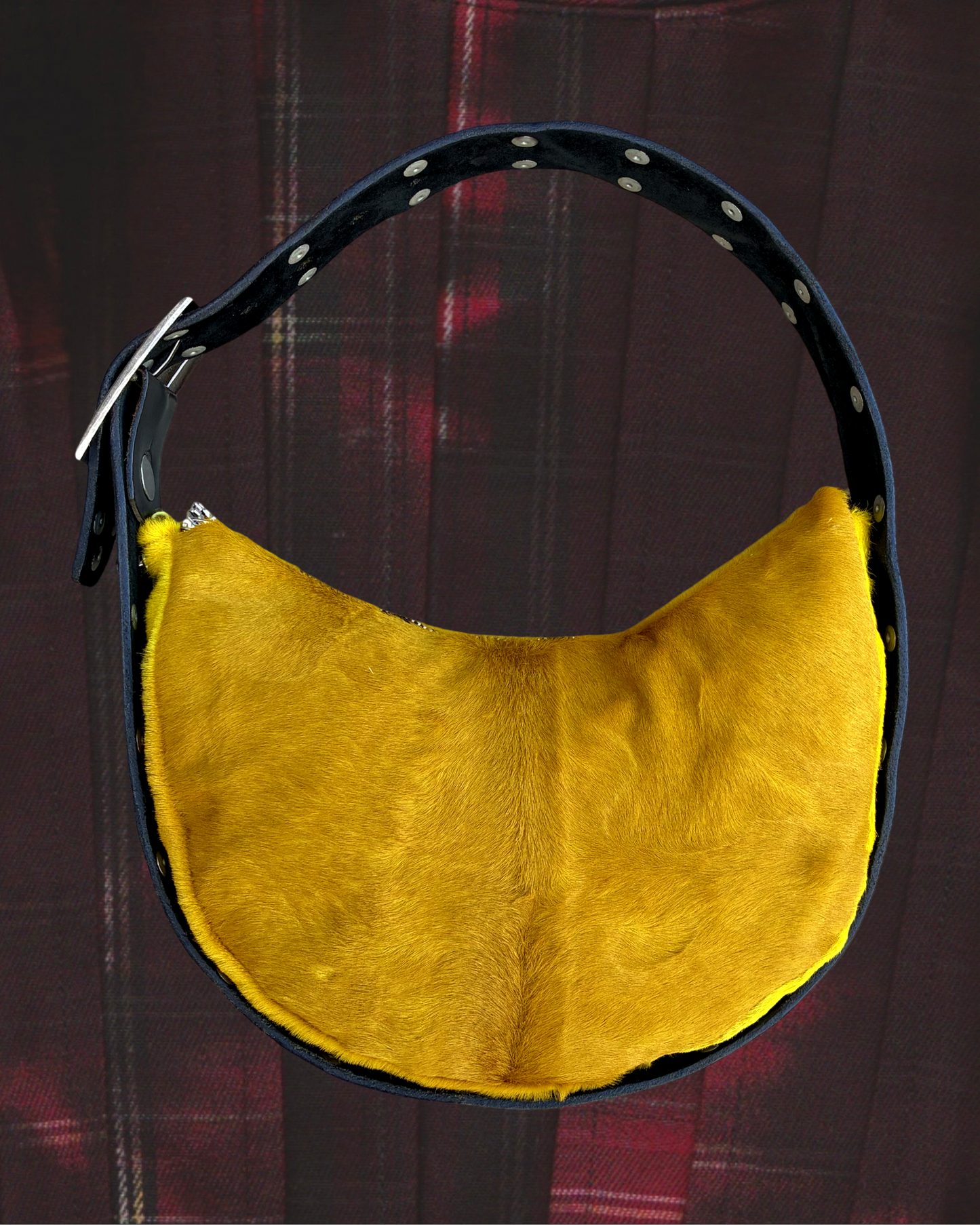 SADDLE BELT BAG - Yellow Hide
