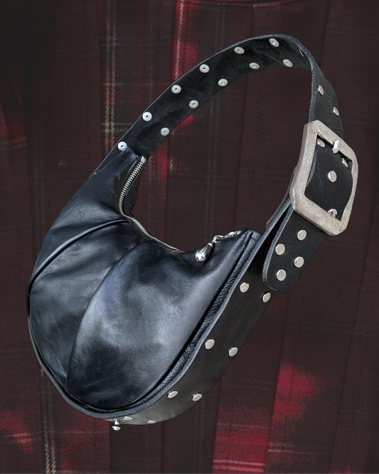 SADDLE BELT BAG - BLACK