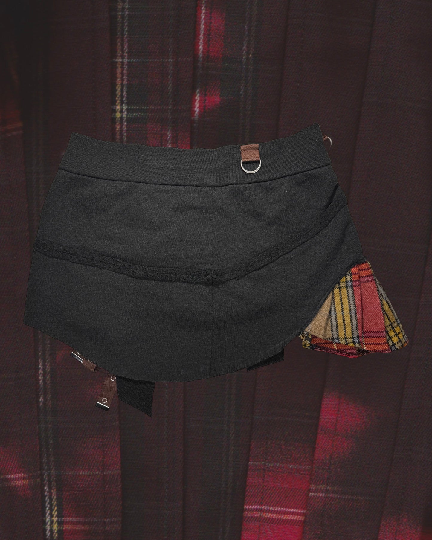 Serpent Kilt Mini - Washed Black / Autumn  *READY TO SHIP*