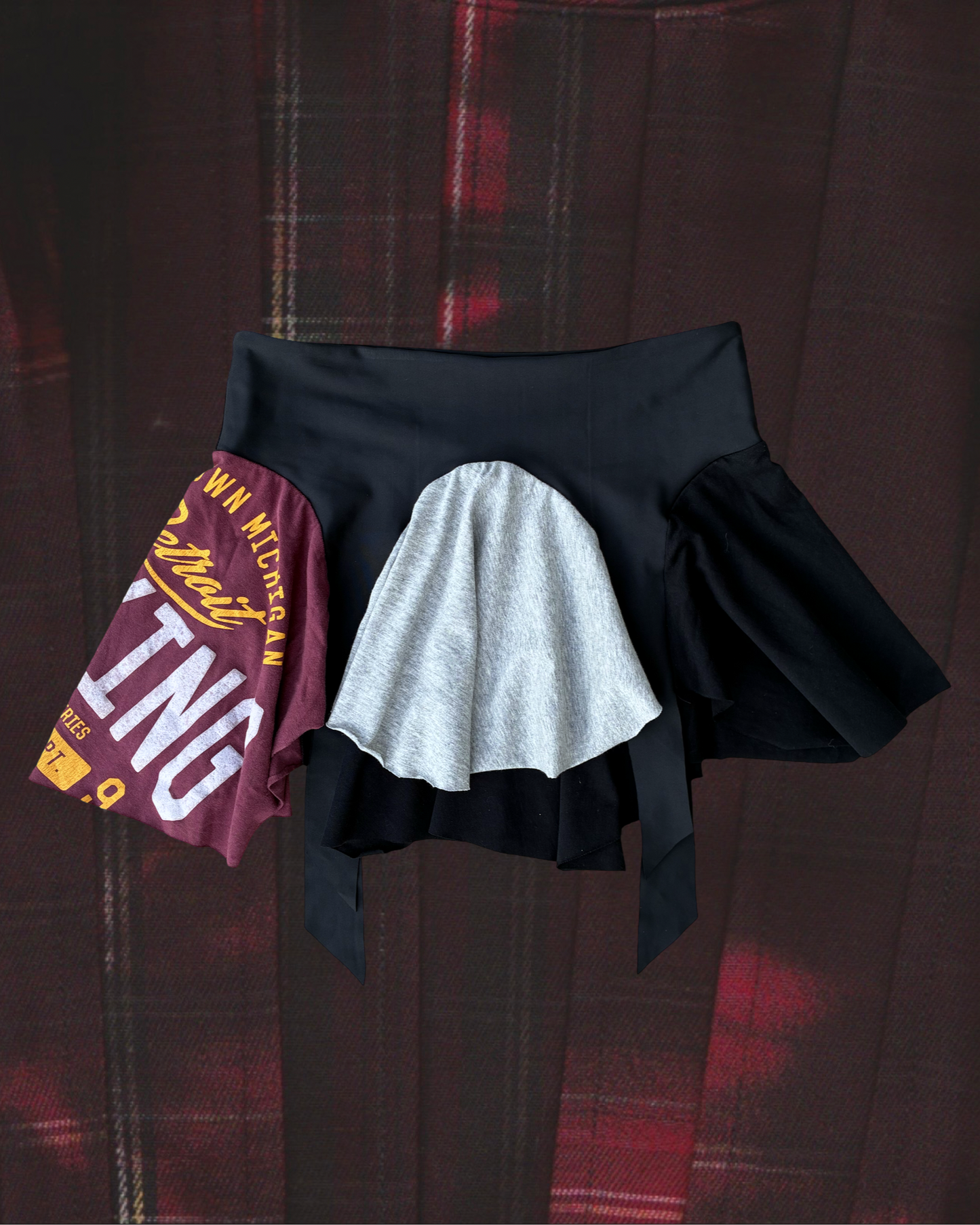 REGENERATED FLOAT SKIRT ✯✯ "Detroit Boxing" Size M